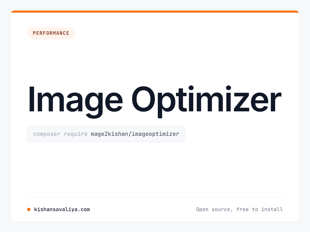 Image Optimizer cover