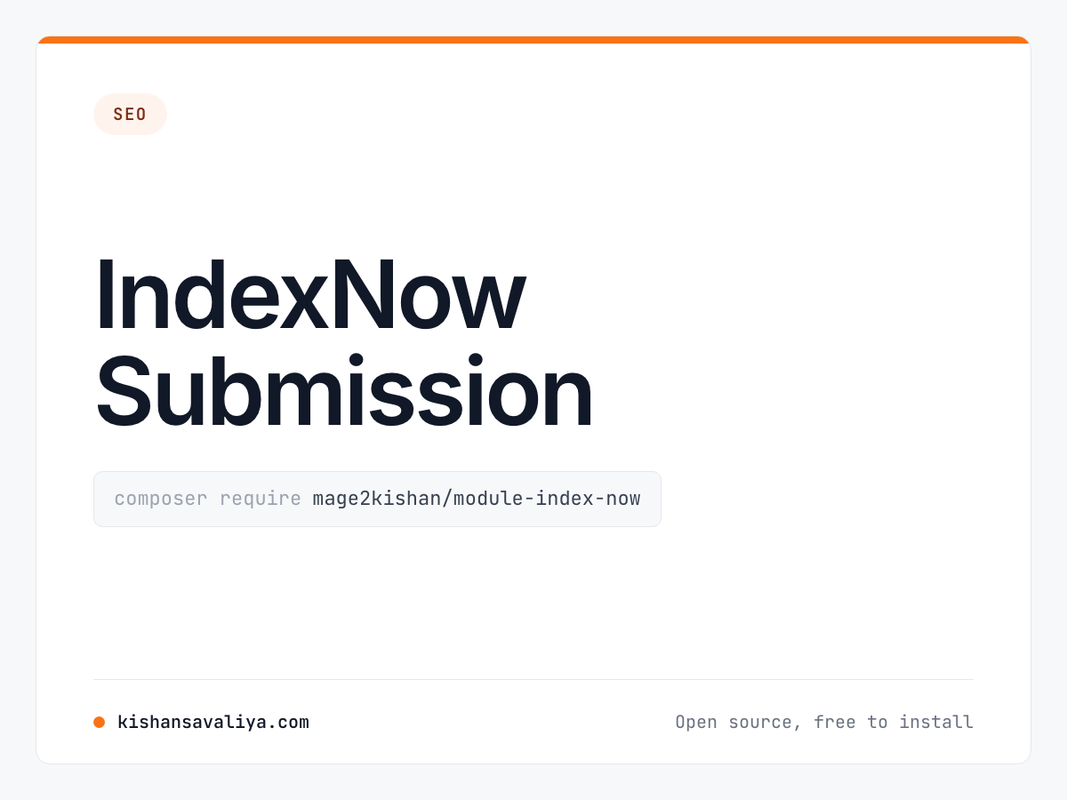 IndexNow Submission cover