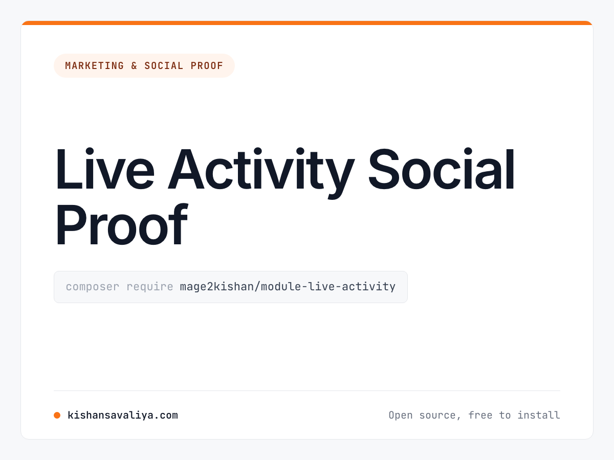 Live Activity Social Proof cover
