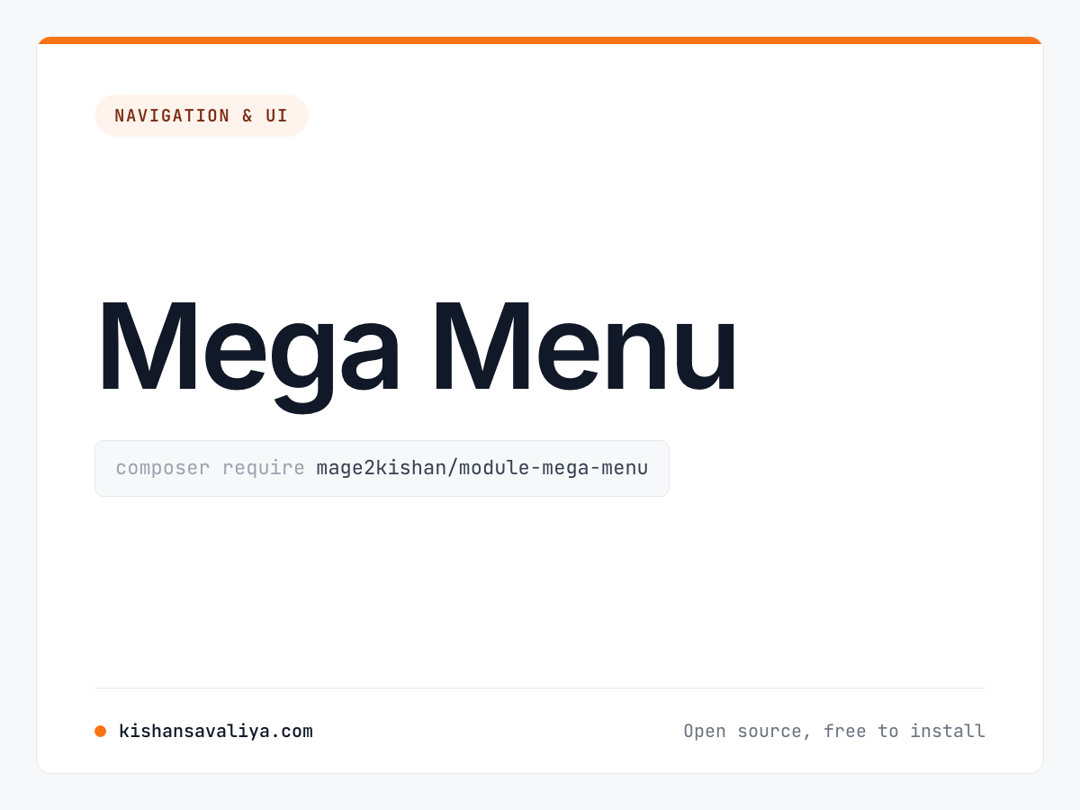 Mega Menu cover