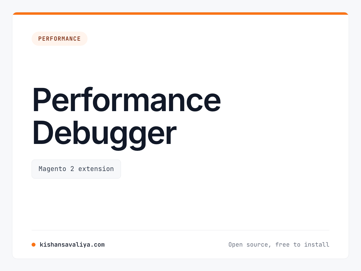 Performance Debugger cover
