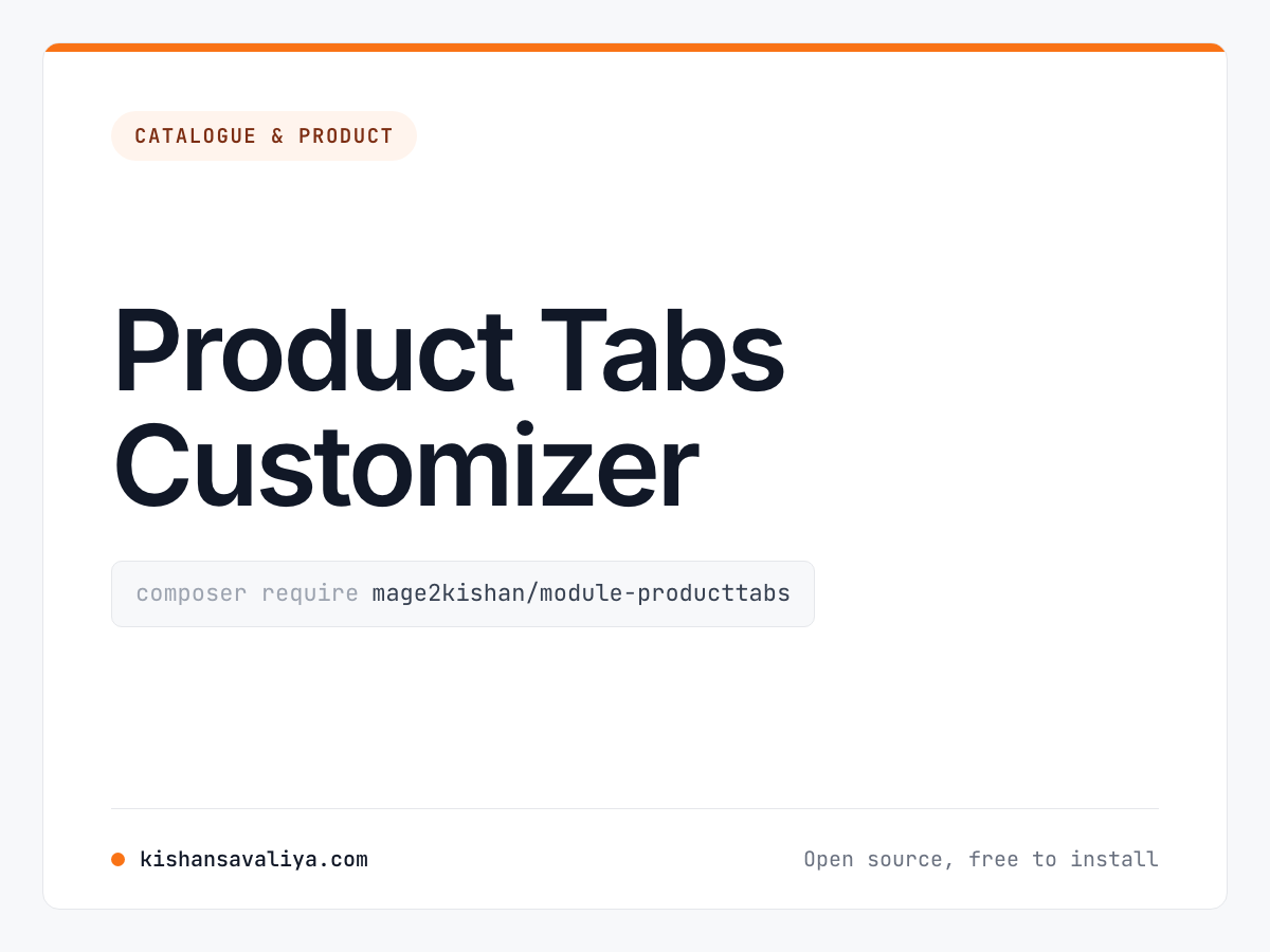 Product Tabs Customizer cover