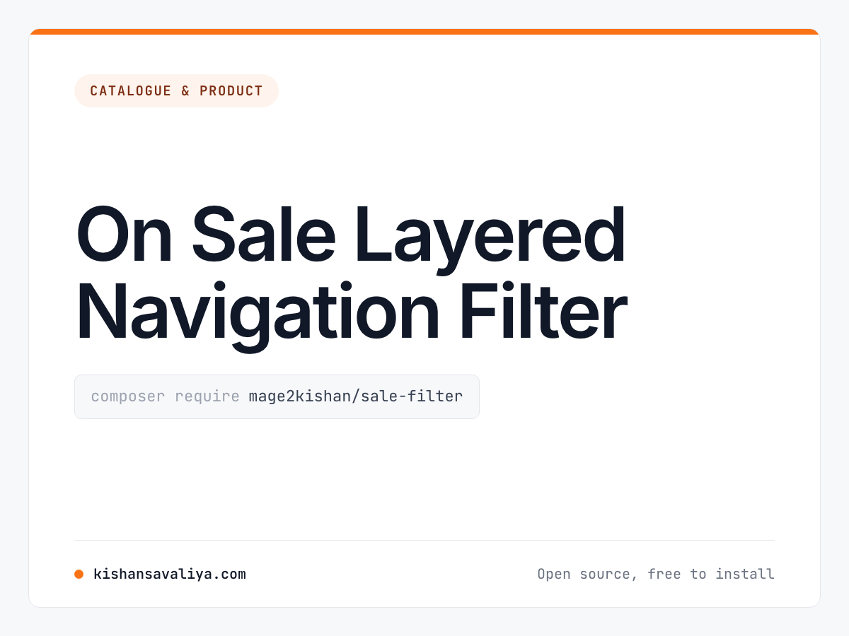 On Sale Layered Navigation Filter cover