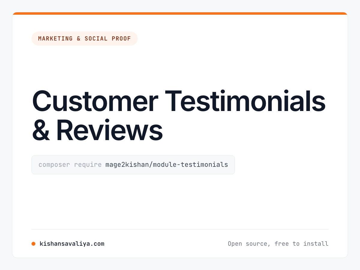 Customer Testimonials & Reviews cover