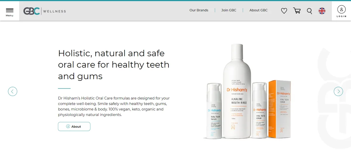 GBC Wellness, hide price feature