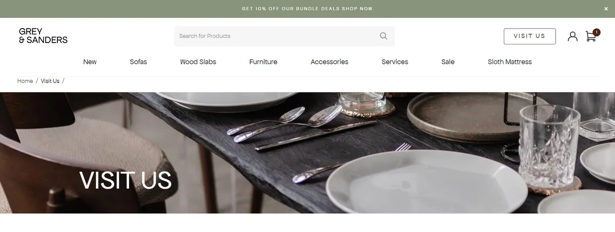 Grey and Sanders, contact us with map