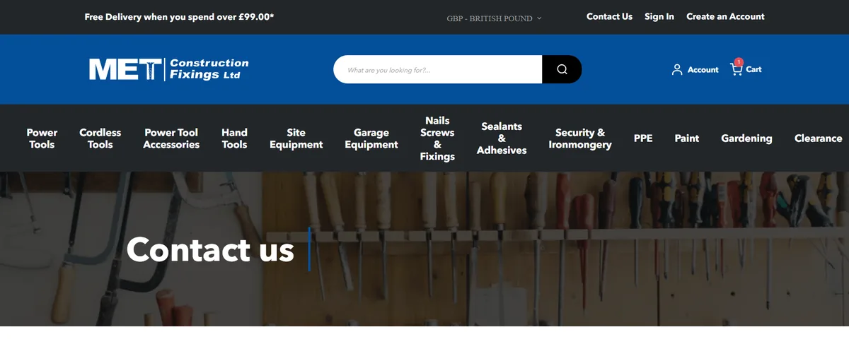 MET Construction Fixings, contact-us