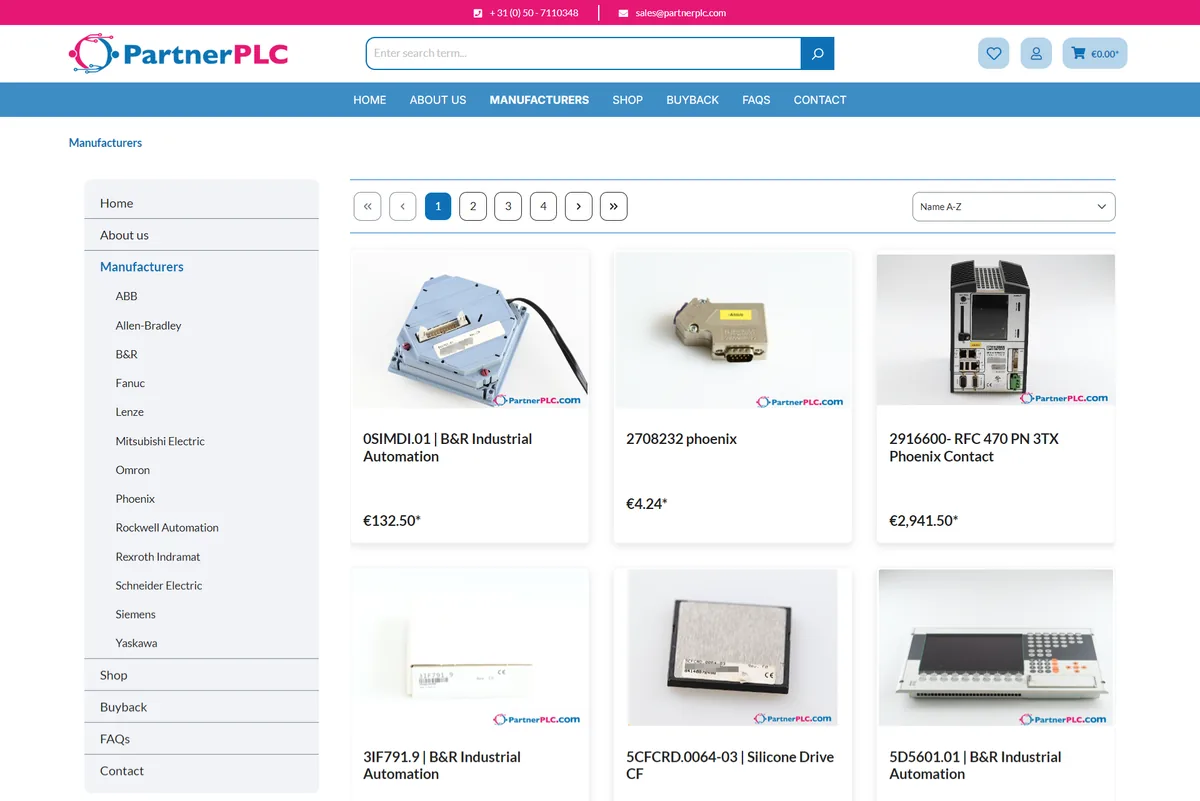 Partner PLC, category view