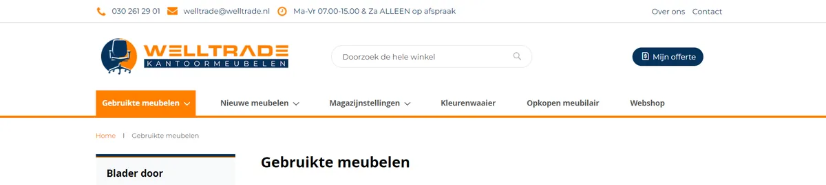 Welltrade, category  page