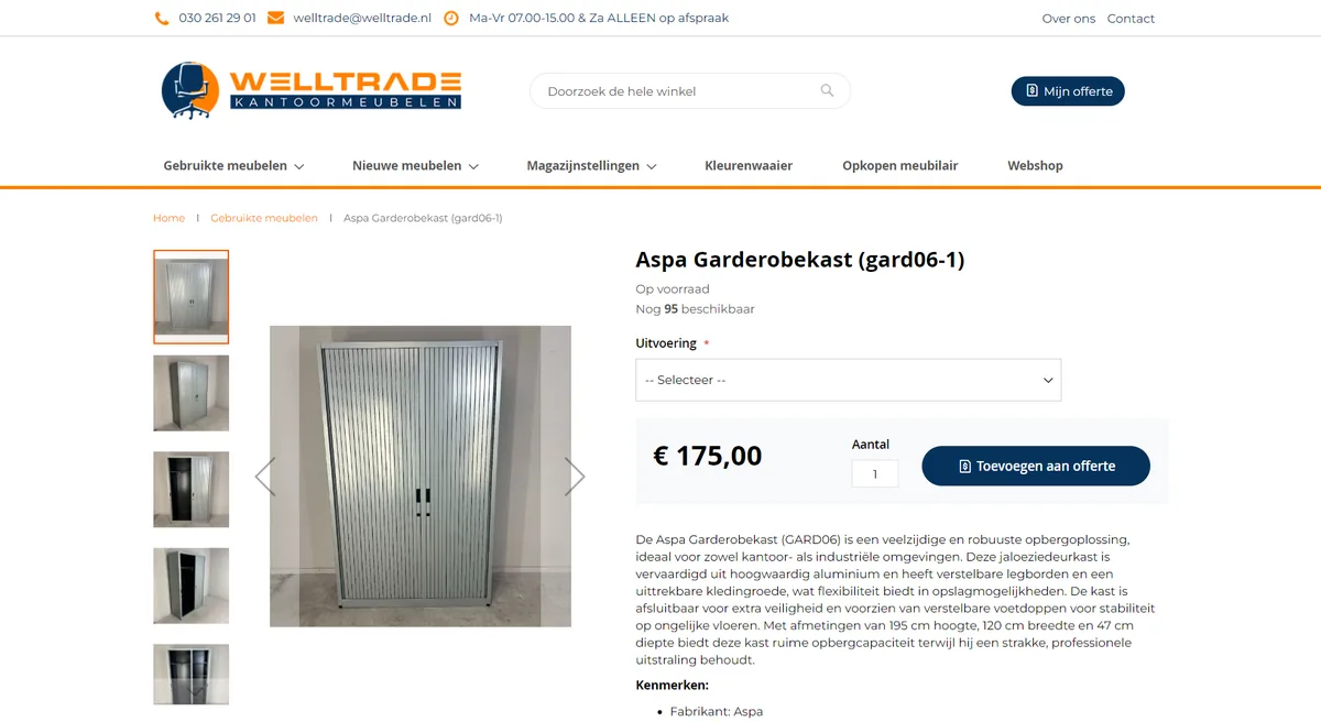 Welltrade, product  view
